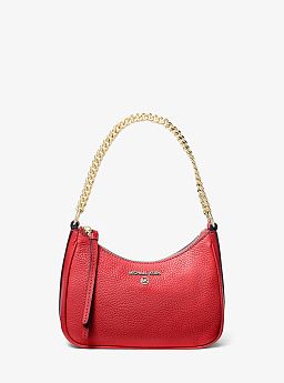 Jet Set Charm Small Pebbled Leather Pochette
