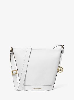 Townsend Medium Pebbled Leather Messenger Bag